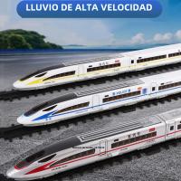 Modelo De Tren De Alta Velocidad FuXing a Escala 1:60 Con Control Remoto Luz Y Sonido Regalo De Adorno Para Jóvenes De 14 Años Y Adelante Metal - details 0