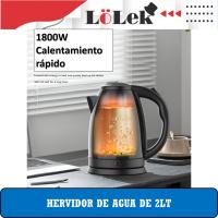 Hervidor de agua eléctrico metálico 2L, 1800W de potencia, calentamiento rápido con base giratoria, Oryx - details 1