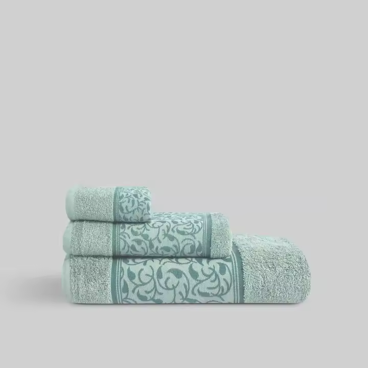 Juego Toalla Jacquard Darc Verde - 1