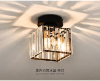 Lámpara De Techo Moderna Nórdica Con Cristal Para Decoración Del Hogar Y Restaurante Iluminación Para Pasillo Y Escalera Estilo Minimalista - details 8