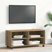 Mueble de TV vidaXL de roble artesanal 90x35x35 cm en madera elaborada - details 0