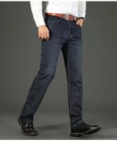 KUBRO Pantalones De Jeans Para Hombre Clásicos Rectos Negocios Azul Negro Elásticos Slim Fit Casual Trabajo Pantalones 29-40 - details 9