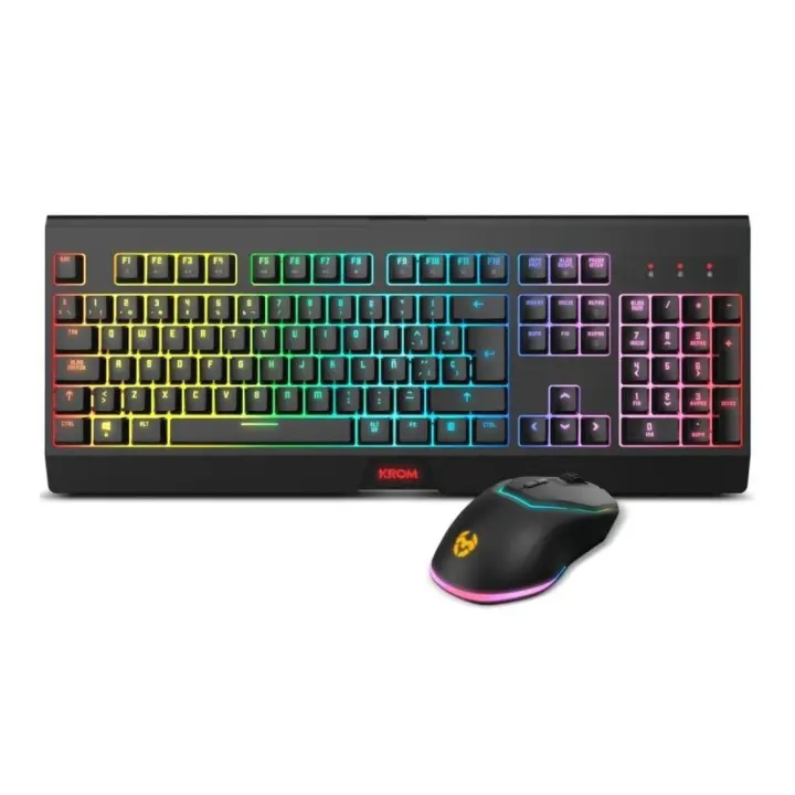 Krom Kabala · Pack Gaming · Teclado + Ratón Inalámbricos - 1