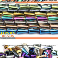 Pendientes De Cristal Austriaco JHNBY En Forma De Torre Con Cuentas Conicas Espigas Cuentas De Vidrio 6*12mm 48pcs Accesorios Para Fabricación De Joyería Pulseras DIY - details 1