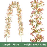 Guirnalda De Flores Artificiales Gypsophila 175cm Para Decoración De Boda Jardín Y Fiesta Adorno De Arco Y Hogar - details 5
