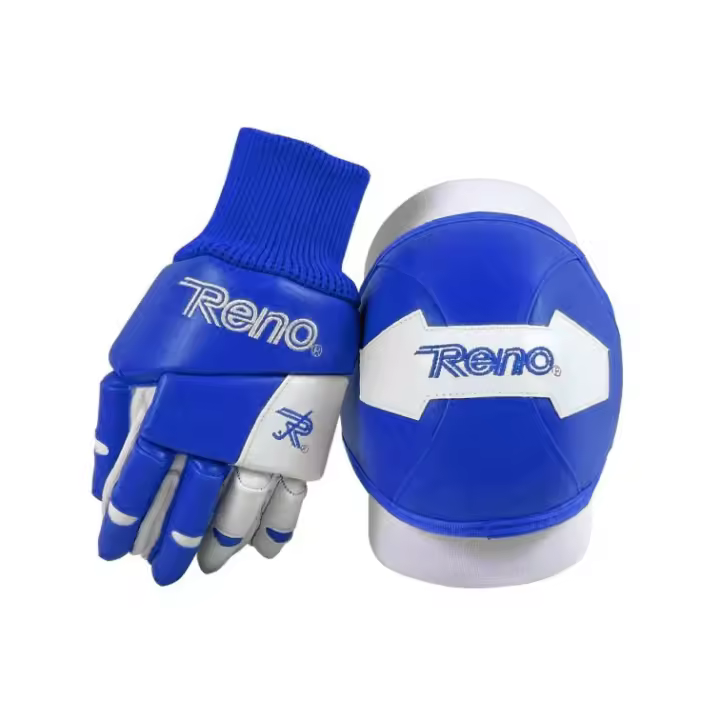 Reno Hockey - Pack de Guantes y Rodilleras para Jugador de Hockey Patines - 1