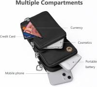 Bolso bandolera de Nailon para Mujer, Bolso para teléfono con Puerto para auriculares y Correa para el hombro ajustable - details 0