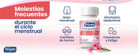 Vitex Agnus Castus 350 mg  Regulación hormonal  Alivio de molestias de la regla  SPM  Dolor Menstrual  Sauzgatillo, Vitaminas B6, D, C y Zinc  60 cápsulas  Niam Premenstrual - details 1