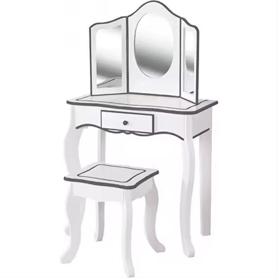 COLORBABY TOCADOR DE MADERA CON SILLA - 1