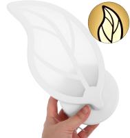 1 lámpara de pared LED moderna con forma de hoja, lámpara de pared con forma de hoja, lámpara de noche para dormitorio, lámpara de pared decorativa vintage de hierro forjado pintado, lámpara de pared blanca para interiores. - details 1