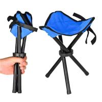 Silla Taburete Tres Patas Plegable Portatil, Taburete Silla De Camping Pesca Caza - details 1