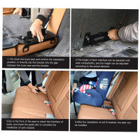 Soporte Universal De Seguridad Para Asiento De Coche Con Enganche De Acero ISOFIX Accesorio Automotriz Para Cinturón De Seguridad - details 2