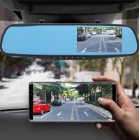 Aumotop Dash Cam, cámara de coche con visión 1080P, lente de grabadora de conducción DVR, grabadora de vídeo con pantalla táctil, grabadora de conducción con espejo retrovisor - details 12