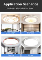 Panel LED 220V Luz De Techo Reemplazo Módulo LED 72W Redondo Cuadrado Placa De Luz 6000K/4000K Módulo Para Luces De Ventilador De Techo - details 1