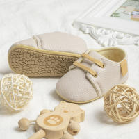 Zapatos De Cuero PU Retro Para Bebés Niños Y Niñas Estilo Británico Multicolor Antideslizantes Para Primera Caminata Suela De Goma Casual Para Niños Y Niñas - details 12