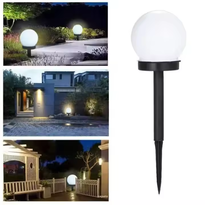 Lámpara De Jardín Solar LED Impermeable Para Decoración De Exterior Iluminación De Piso Con Enchufe Luz De Calle Para Courtyard - 1