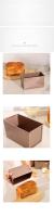 Molde Para Tostadas 1Pc Molde Para Hornear Panecillos Con Tapa Molde Para Pastel No Adhiere Herramientas De Hornear Para El Hogar Material Metálico Eco-amigable - details 1