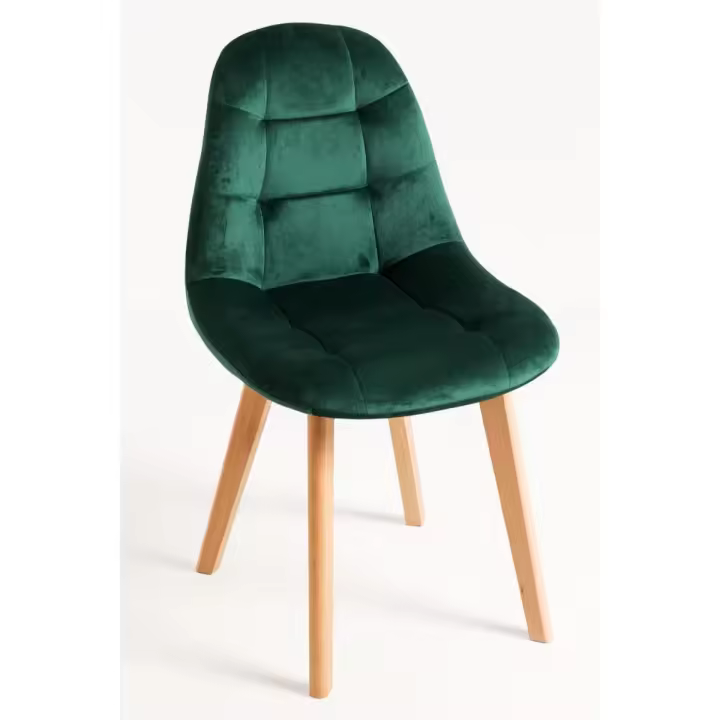 Silla Kelen Terciopelo - Verde - 1