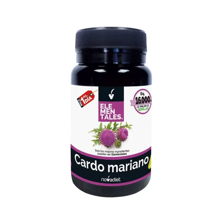 Novadiet Cardo Mariano 30 Cápsulas Ayuda al buen funcionamiento del hígado y de la vesícula biliar y a mejorar las funciones depurativa y digestiva del hígado. - 1