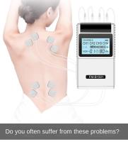 Estimulador muscular eléctrico EMS de 12 almohadillas de electrodos, dispositivo de fisioterapia TENS, masajeador de cuerpo completo, 15 modos, alivio del dolor, cuidado de la salud - details 8