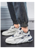 Zapatos Deportivos Casuales Para Hombre 2023 Tendencia Nueva Suela Gruesa Transpirables Malla Zapatillas Con Cordones - details 27
