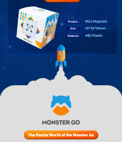 Cubo Mágico 3x3 GAN Monster GO Educativo Y Profesional Sin Pegatinas Juguete De Fidget Puzzle Magnético Para Todas Las Edades - details 17