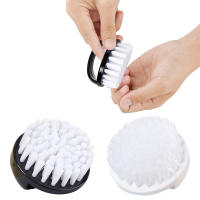 Cepillo De Uñas Para Arte De Uñas Y Pedicura Suave Eliminador De Polvo Plástico Redondo Herramienta De Limpieza Y Scrubbing Para Manicura Y Cuidado De Los Dedos En Negro Y Blanco - details 0