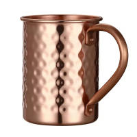 Copa De Mule Moscú De Cobre Puro 450ml 16.0oz Copa De Cerveza Y Café Duradera Para Bebidas Y Leche Vaso De Metal Puro - details 14