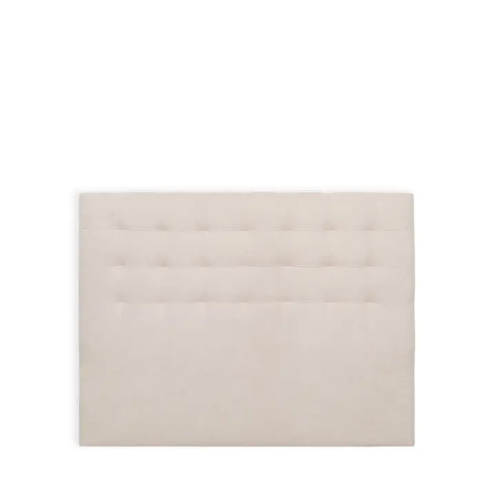 Wabi Home - Cabecero Moly - Tapizado con capitoné en poliéster color gris cálido - 1