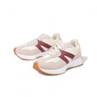 HLUNA - Zapatillas Sneakers Mujer deportivo con rayas de color Azul Marino y Rojo Vino jf1008 - details 3