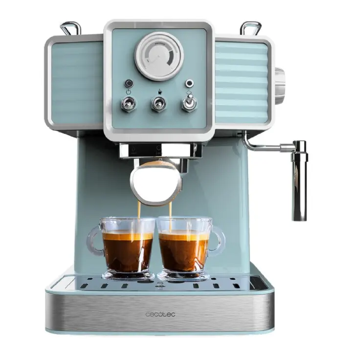 Cecotec Cafetera express Power Espresso 20 Tradizionale Light Green - 1