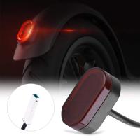 Luz Trasera Electrónica Para Patinete Xiaomi M365 M187 pro Freno De Seguridad Anteojos De Seguridad Luz De Stop LED Pieza De Lámpara De Cola - details 1
