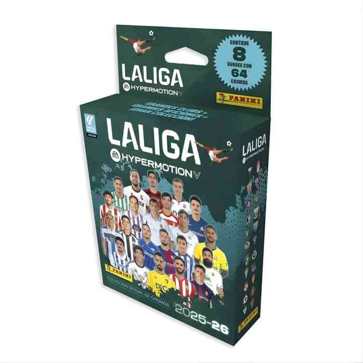 Panini Blister 8 Sobres Cromos Liga Hypermotion 2025/26 Panini