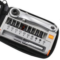 Juego De Destornilladores Portátil Mini Con Llave De Ratchete Multifuncional Ajustable Con Bits De 1/4 Unidad Herramienta Con Mango - details 7