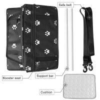 Silla De Apoyo Para Coche Para Perros De Alta Calidad Malla De Seguridad Para Puppies Asiento De Viaje Para Mascotas Plegable Y Estable - details 13