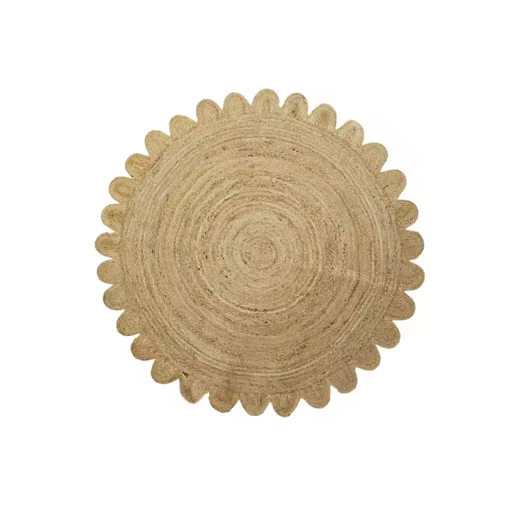 ALFOMBRA JUTE 200X200X0,75 2000 GSM NATURAL MARRON TX194828 - 1