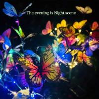 Luz Solar De Mariposa Para Jardín 1pc Lámpara Decorativa Impermeable Para Exterior Iluminación De Fiesta Para Jardín Patio Camino - details 4