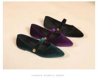 Zapatos Planos Retro Para Mujer De Cuero Suave Francés Estilo Small Fragrant Punta De Dedo Zapatos Planos Con Suela Suave Para Verano Casual - details 17