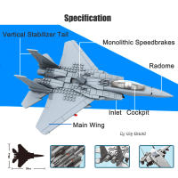 Modelo De Avión De Combate J-15 Águila WW2 Para Niños Juguetes De Bloques De Construcción Compatible Con Lego Para Jóvenes Adultos - details 4