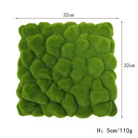 1PC Fondo De Pared Simulado En Moss Decoración De Plantas Artificiales Verde Para Arreglo Floral DIY Tablero De Esponja Para Decoración Del Hogar - details 9