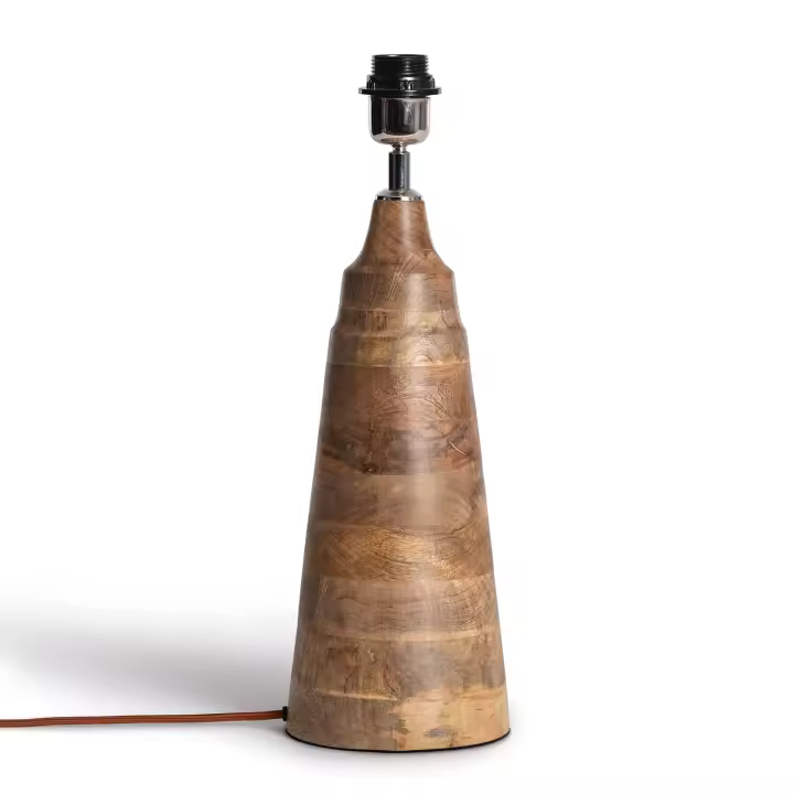 Ledkia Base Lámpara de Mesa Madera Rajesh ILUZZIA - 1