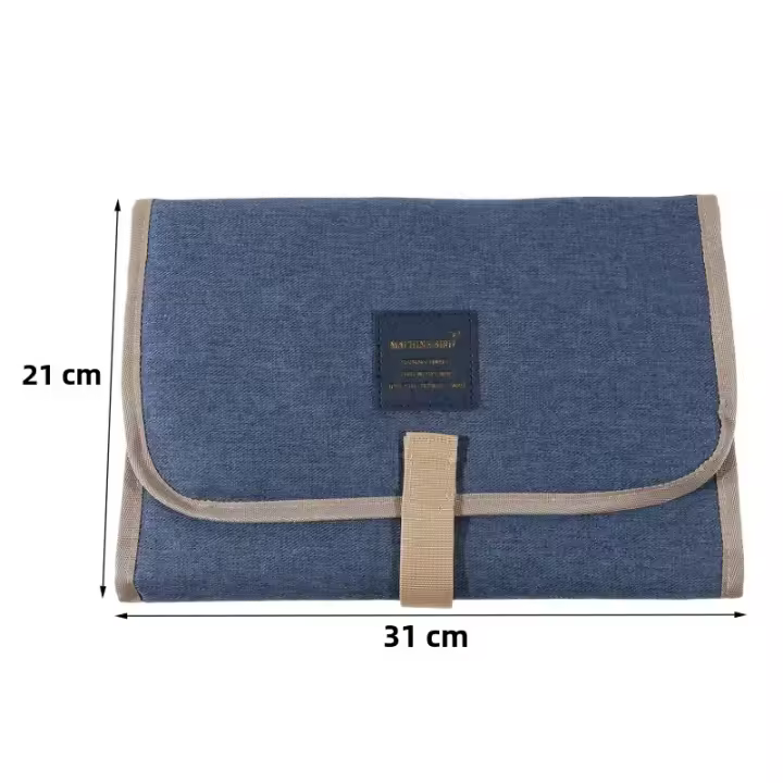 Cambiador de pañales de bebé Oxford duradero, almohadilla plegable para cambiar pañales de bebé, almohadilla impermeable para recién nacido, portátil - 1