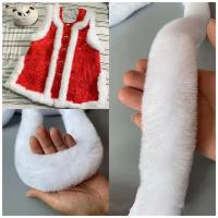 Cinta De Peluche De Conejo Falso 100cm Ribete Fuzzy Para Costura Y Manualidades Cuello De Bufanda Para Mujer Tamaño 5cm*100cm - details 4