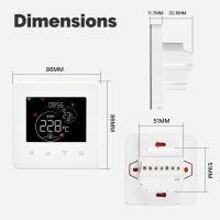 Termostato WiFi Tuya Controlador De Temperatura De Habitación Para Calefacción De Suelo Eléctrico Y Agua Calentador De Gas Compatible Con Alexa Y Google Home - details 16
