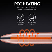 Profesional Keratin Therapy Pro, queratina y aceite Almendras, Placas flotantes extrlargas, Alisador de pelo Profesional, Cerámica, 5 temperaturas hasta 230 °C, Digital - details 1