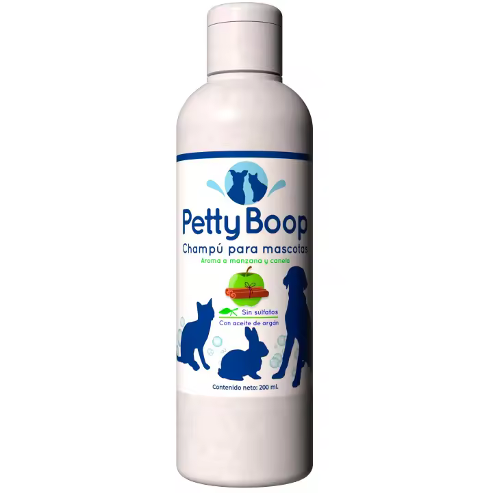 CHAMPÚ SIN SULFATOS PARA PIELES SENSIBLES AROMA MANZANA-CANELA PETTY BOOP - 1
