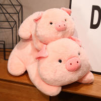 Muñeco De Peluche De Cerdo Divertido 25cm/9.84in Almohada De Cerdo Cartoon Para Decoración De Habitación Regalo De Cumpleaños Para Niñas Relleno De Algodón PP - details 5