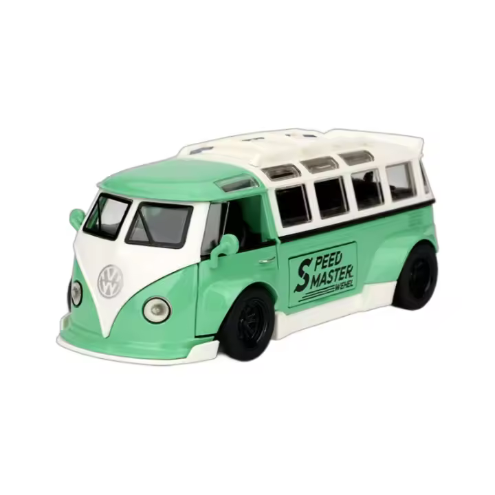 Modelo De Coche VW Volkswagen T1 En Escala 1:32 De Aleación De Metal Desmontable Juguete Para Niños Regalo De Vacaciones A901 - 1