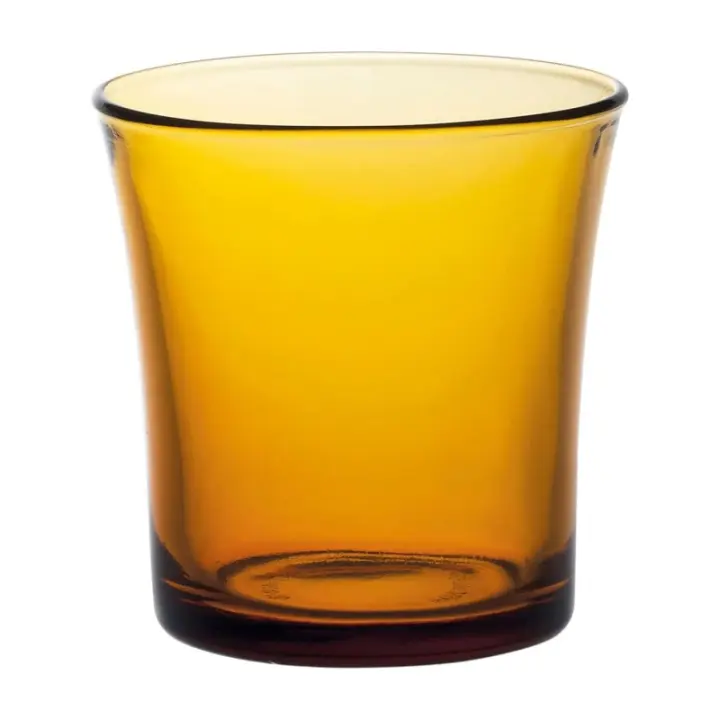 ARISE SHOP-Set de 6 vasos de cristal templado DULAREX,vasos Ambar,Saphir,modelo LYS,21CL,vasos para agua, bebidas, 7,8 x 8 cm,resistentes a los golpes y choques térmicos,aptos para microondas, lavavajillas - 1
