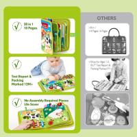 Libro De Tela Para Niños Montessori De Jardín De Infantes Con Animales De La Granja Juguete Educativo Para El Desarrollo Motor Fine Y Educación Temprana - details 5